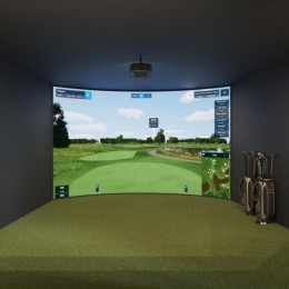 indoor golf simulator